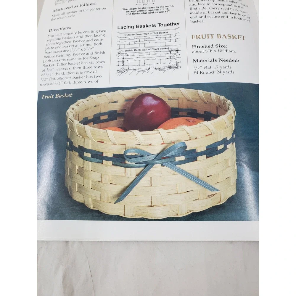 Basket Weaving Room By Room Kitchens & Bathrooms Kathie Ballard 1994 Pattern Bk